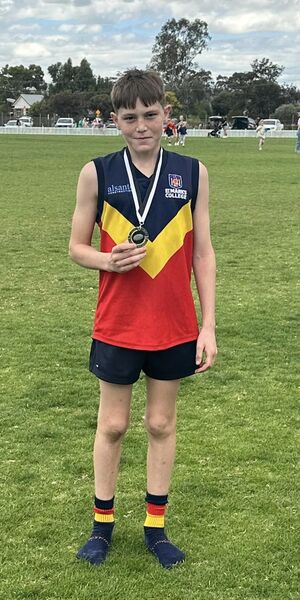 FOOTBALL > Congratulations to Thomas who was Best on Ground at the Grand Final.