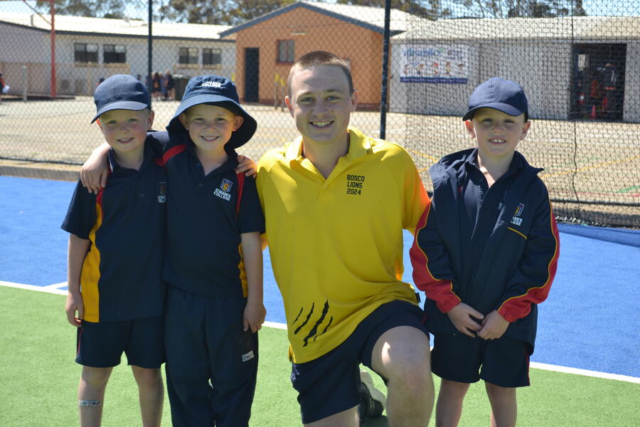 BUDDIES > Receptions loved spending time with their Year 12 Buddies this week.