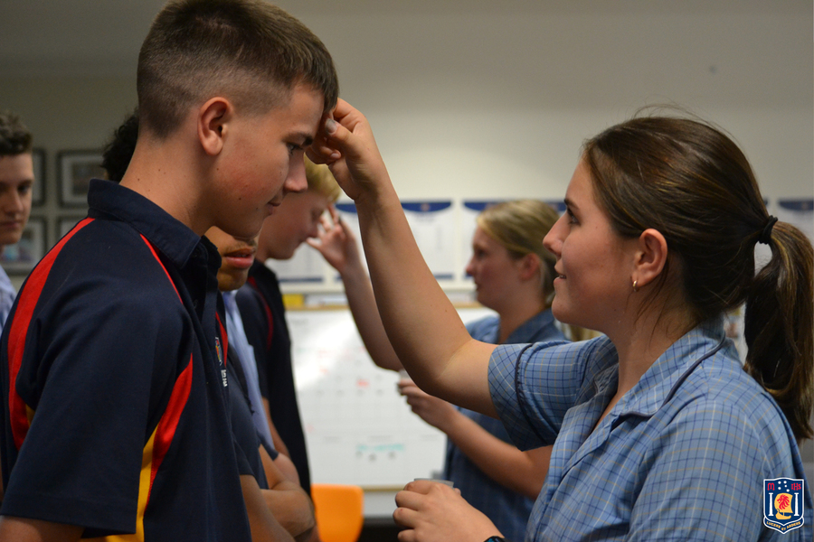 Ash Wednesday at Bosco.