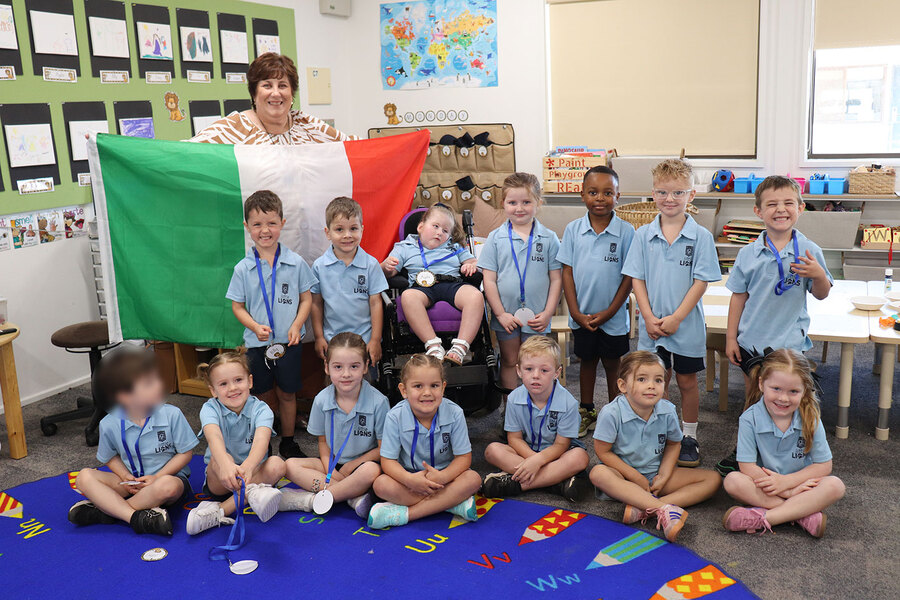 ITALIAN > Little Lions enjoyed their first taste of learning Italian with Mrs Keain.