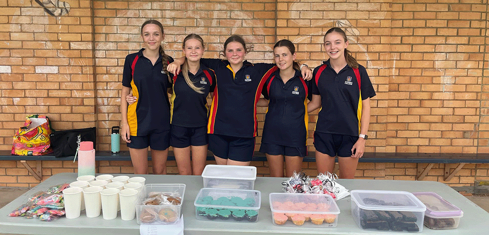 YEAR 9 > Group fundraisers for Project Compassion.