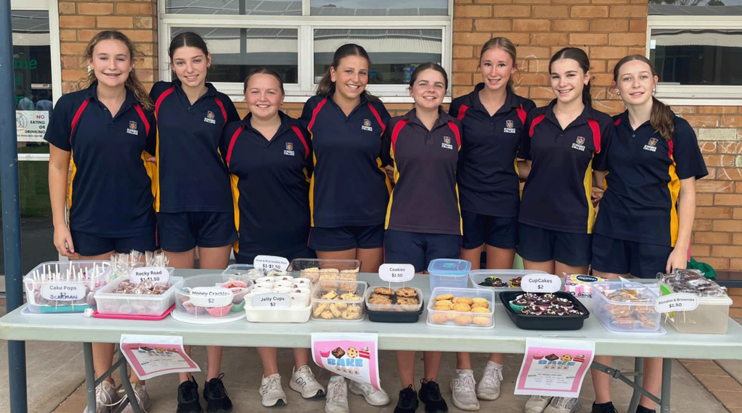 YEAR 9 > Group fundraisers for Project Compassion.