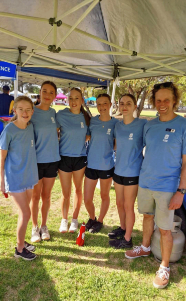 IMMERSION > Raising money at the Food Fair over the weekend.