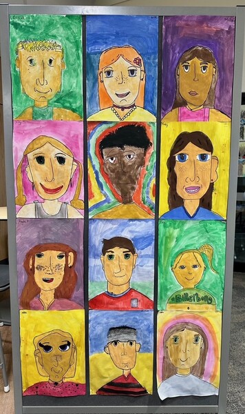 ART > Self Portraits by 4 Blue.