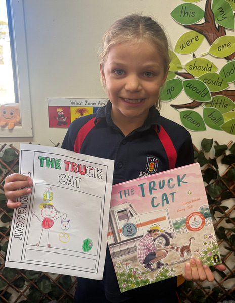 STORYTIME > Reception students enjoyed a range of activities after reading 'The Truck Cat' as part of National Simultaneous Storytime 2025.