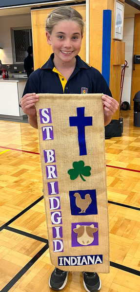 CONFIRMATION > Banner making ready for the sacrament of Confirmation.