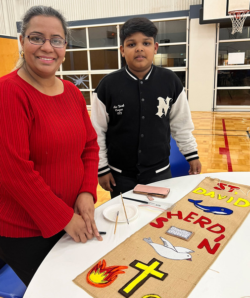 CONFIRMATION > Banner making ready for the sacrament of Confirmation.