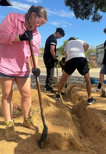 CAREERS > During the holidays Year 10 student Lilly-Anne attended a civil construction course at St Patrick’s Technical College. "It was such a fun and hands on experience that really got me thinking about my career!"