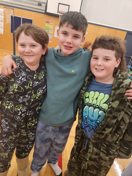 MOVIE NIGHT > Benedict students enjoyed Despicable Me 4 at a movie night raising money for the Philippines Immersion.