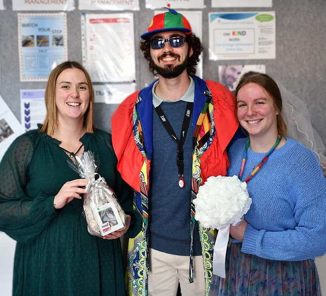 GOOD LUCK > Farewelling Mum-to-be Mrs Sale along with MR Ibele and Miss Morgan who get married during the holidays!