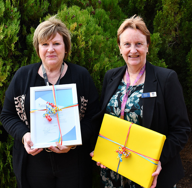 GOOD BYE + GOOD LUCK > Farewelling Mrs Louise Malchow as she begins her retirement!